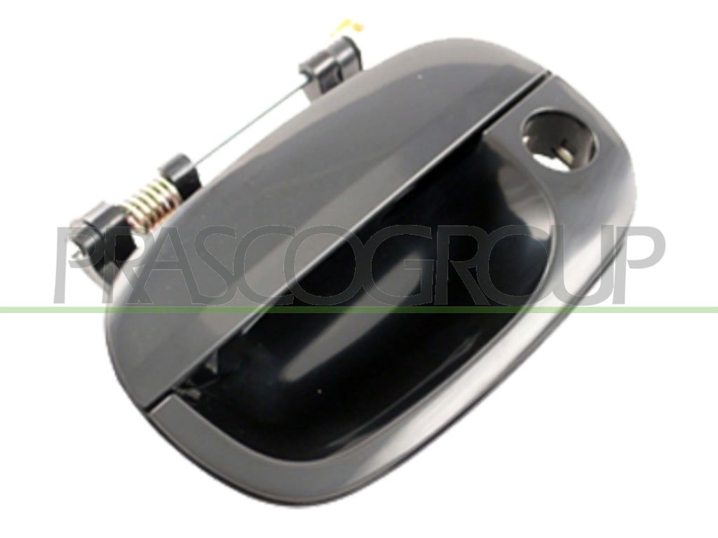 maniglia anteriore destra esterna nera liscia con foro nottolino hyundai h1 1995 2003 hn9228001
