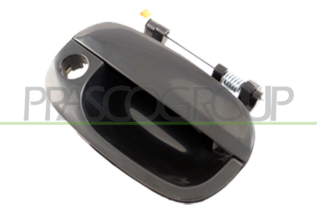 maniglia anteriore sinistra esterna nera liscia con foro nottolino hyundai h1 1995 2003 hn9228002