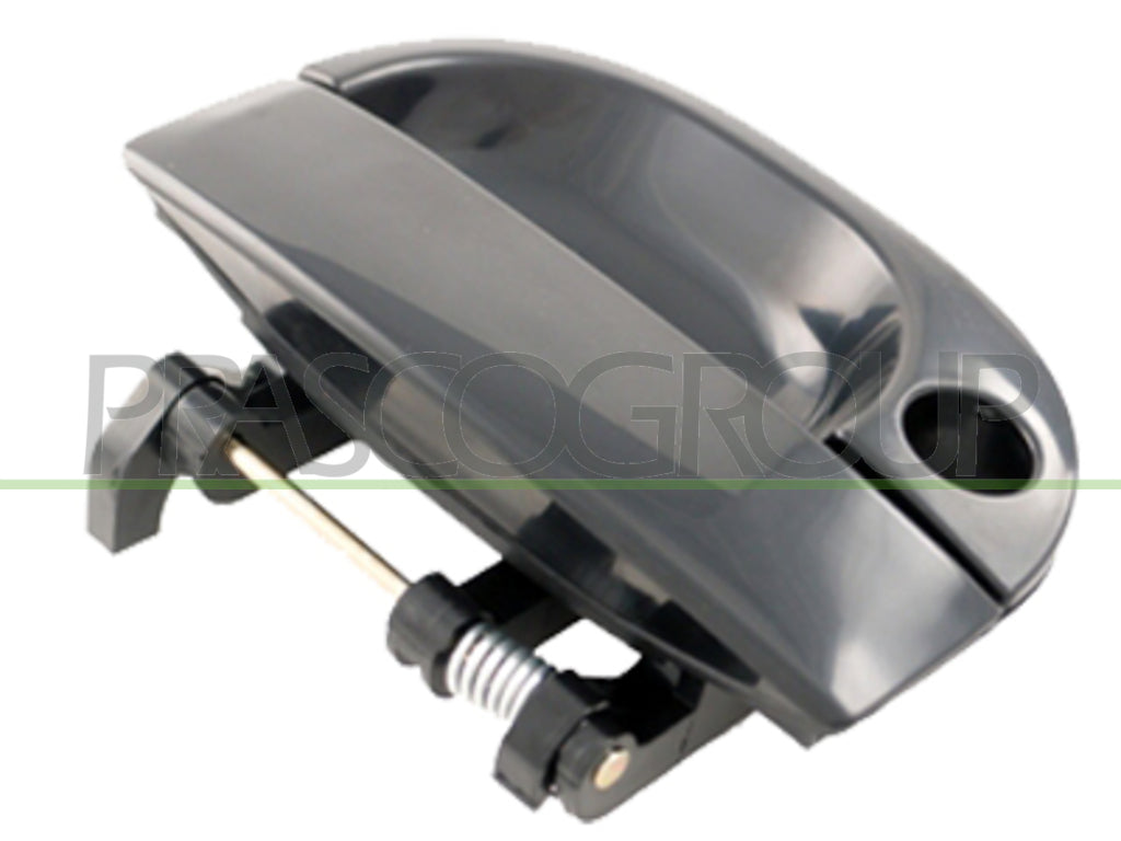 maniglia porta scorrevole destra esterna nera liscia con foro nottolino hyundai h1 2004 2007 hn9228101