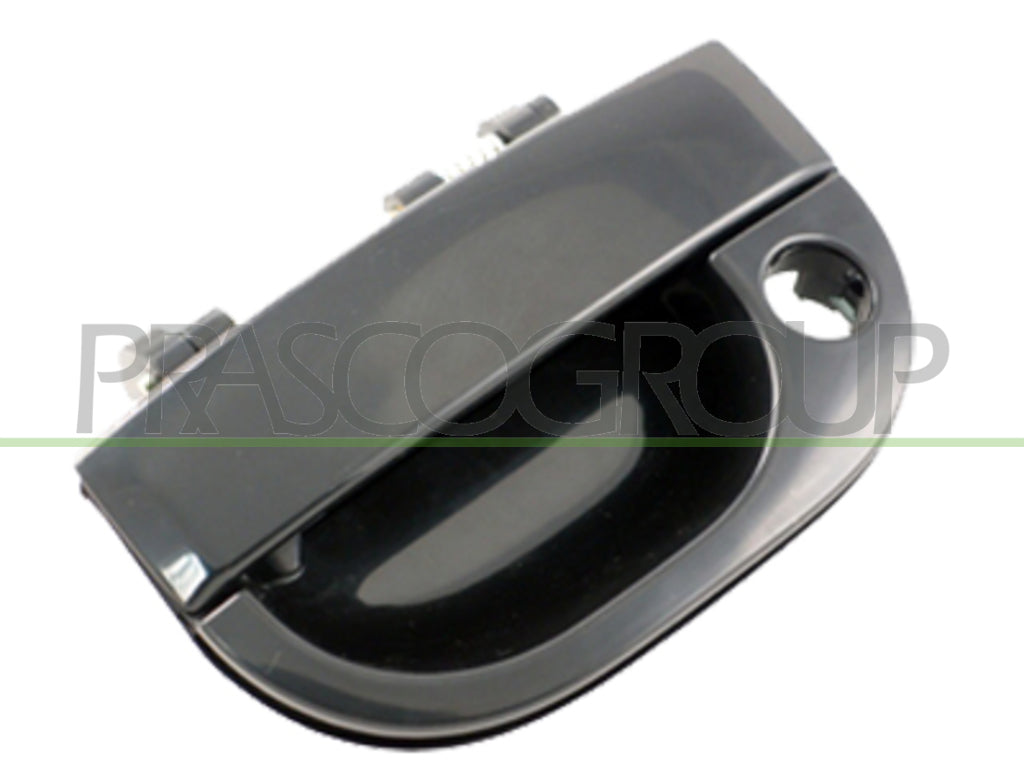 maniglia porta scorrevole sinistra esterna nera liscia con foro nottolino hyundai h1 2004 2007 hn9228102
