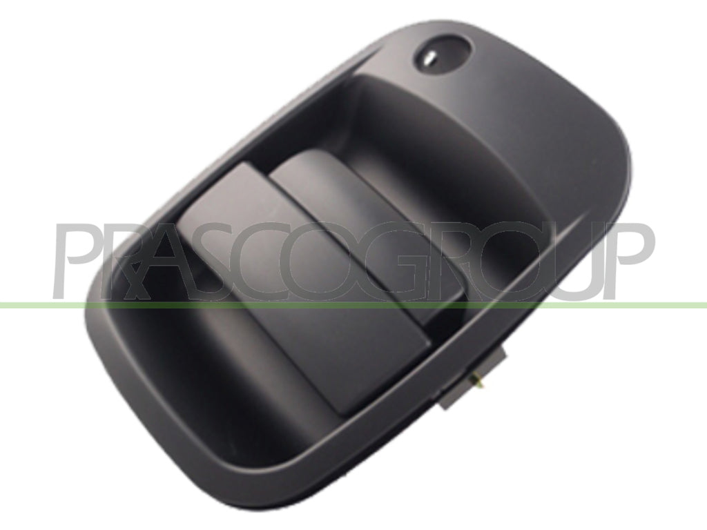 maniglia porta scorrevole destra esterna nera liscia con foro nottolino mod 05 07 hyundai h1 2004 2007 hn9228131