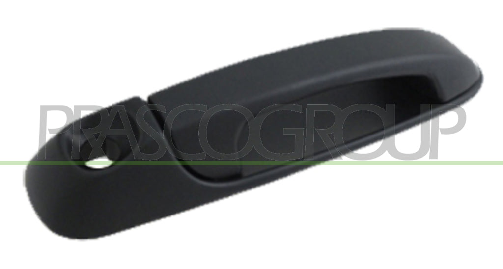 maniglia anteriore destra esterna nera liscia con foro nottolino jeep cherokee 2001 2004 je0118047