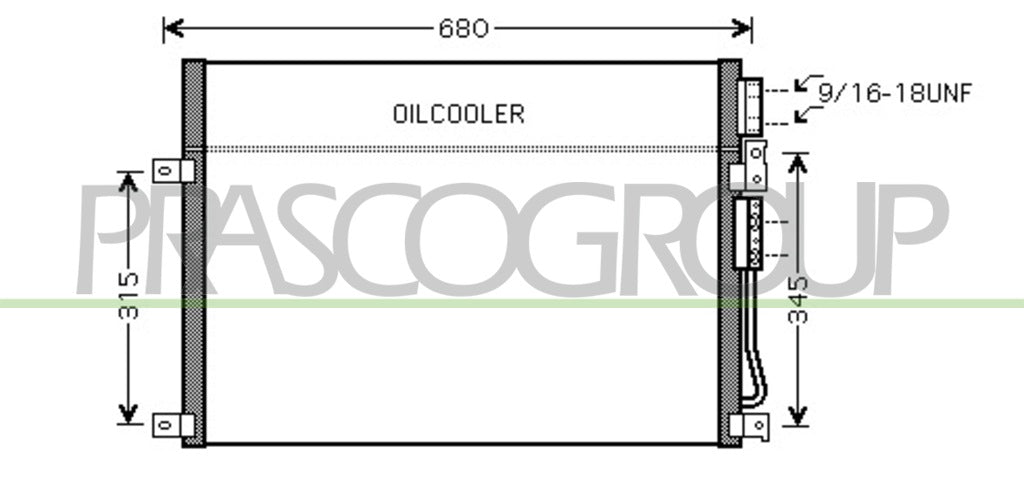 condensatore jeep grand cherokee wk 2005 2010 je020c001