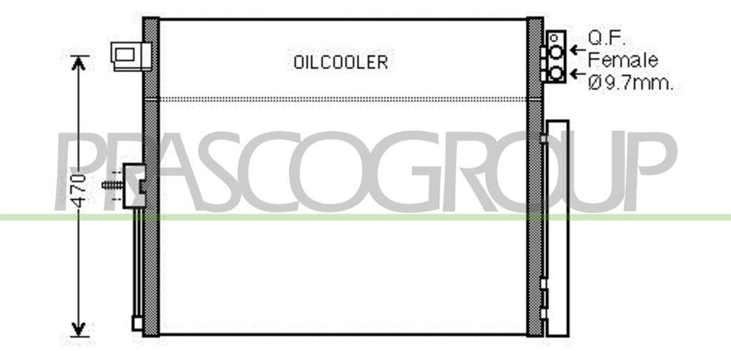 condensatore jeep grand cherokee wk2 2011 2013 je022c001
