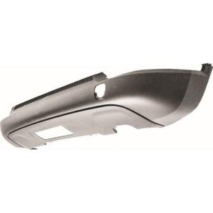 paraurti posteriore inferiore nero goffrato con tracce pdc con sede gancio rimorchio elettrico jeep compass mp 2017 2020 je0341092