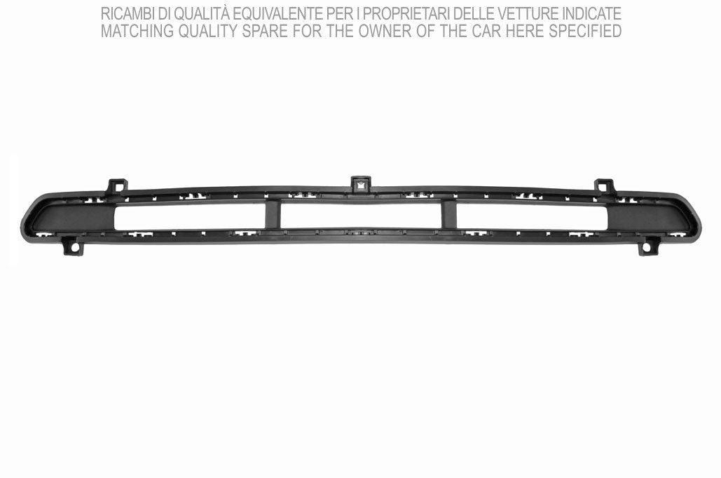 modanatura paraurti anteriore centrale inferiore nera goffrata jeep compass mp 2017 2020 je0342121
