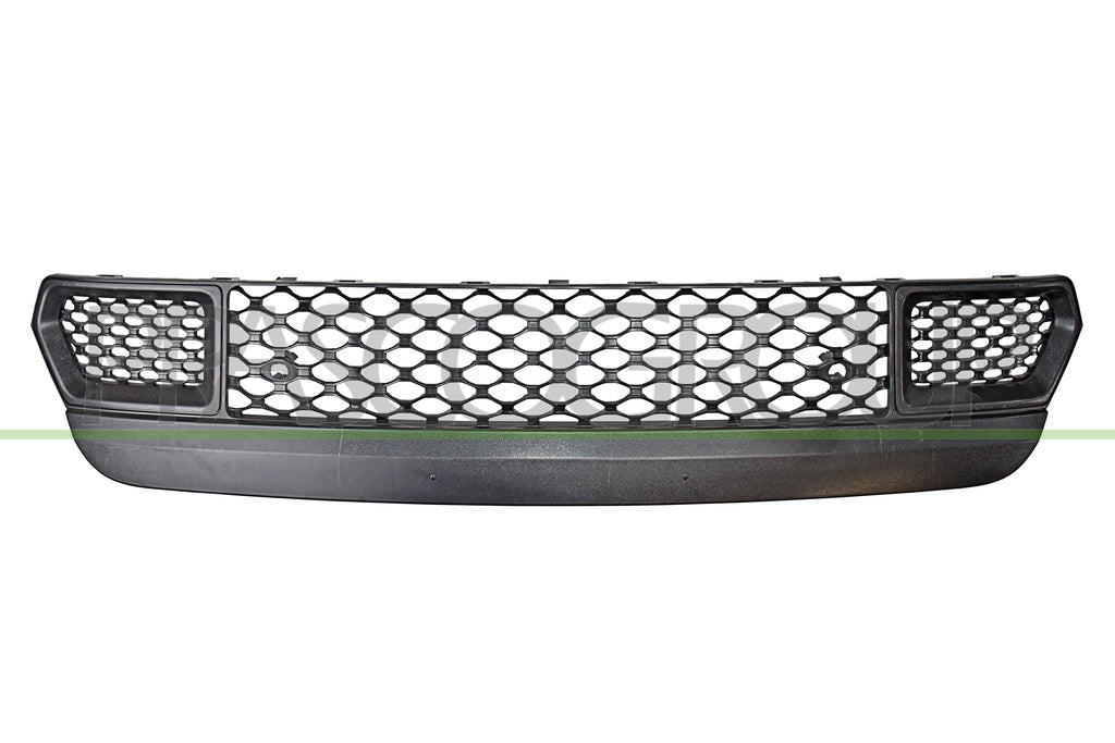 griglia paraurti anteriore centrale inferiore nera con fori pdc supporti jeep compass mp 2021 je0352120