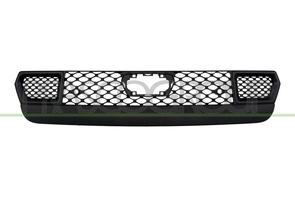 griglia paraurti anteriore centrale nera con fori pdc supporti con foro acc jeep compass mp 2021 je0352130