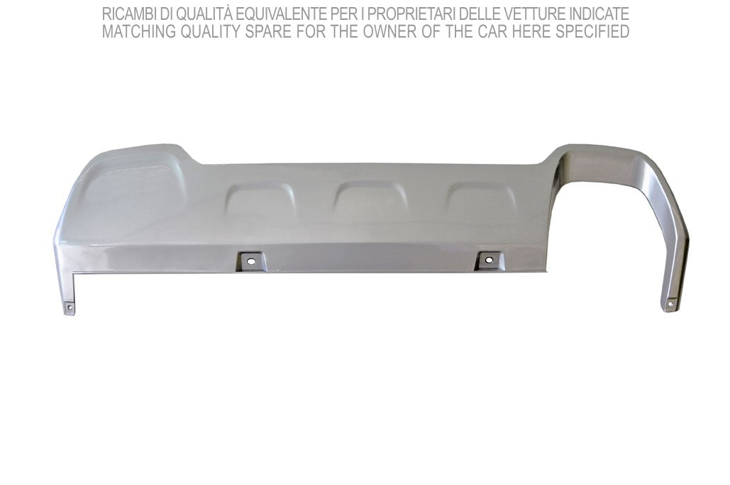 spoiler paraurti posteriore con primer con scarico grande a destra mod trailhawk jeep renegade 2014 2018 je1001871