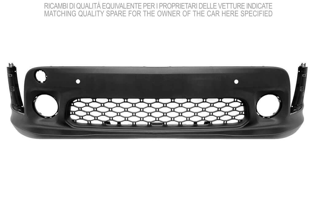 paraurti anteriore inferiore nero goffrato con fori pdc supporti con fori park assist jeep renegade 2018 je1021031