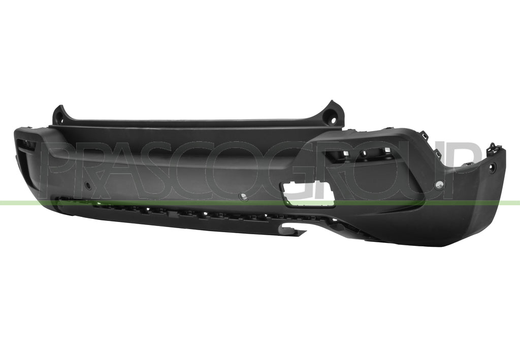 paraurti posteriore nero goffrato con fori pdc e park assist supporti jeep avenger 2023 je3001071