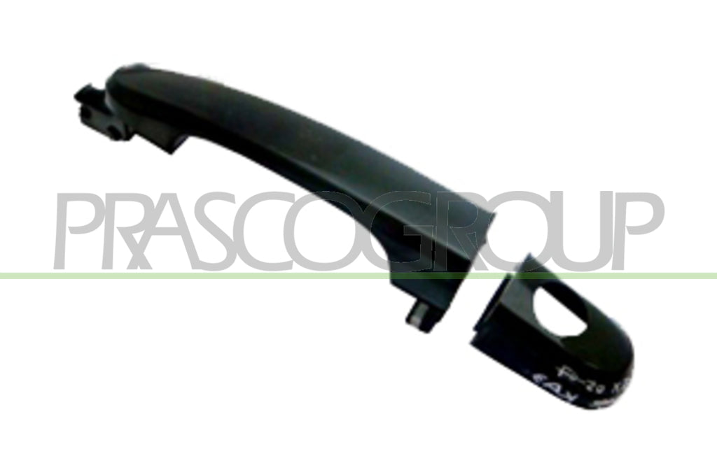 maniglia anteriore destra esterna nera liscia con foro nottolino kia sportage 2005 2008 ki0228001
