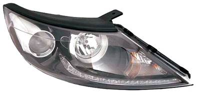 proiettore destro h7 h7 elettrico con motore con luce diurna led kia sportage sl 2011 2015 ki0244923