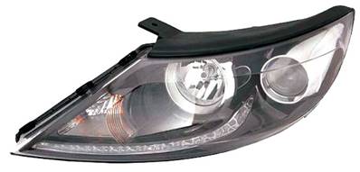 proiettore sinistro h7 h7 elettrico con motore con luce diurna led kia sportage sl 2011 2015 ki0244924