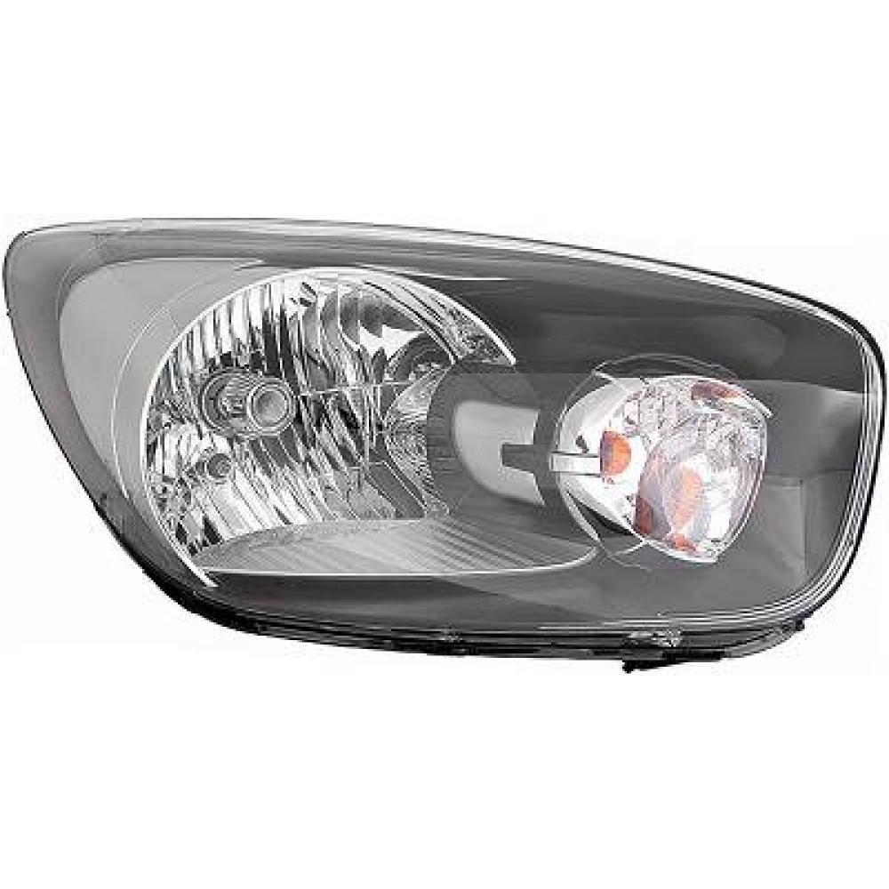 proiettore destro h4 elettrico con motore kia picanto 2011 2015 ki3244813