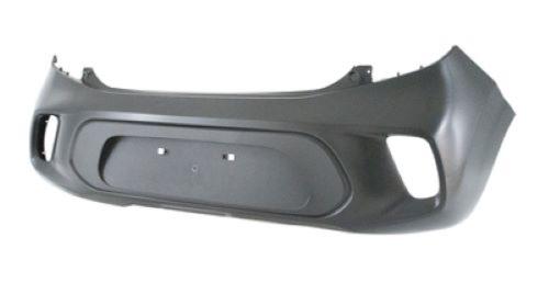 paraurti posteriore nero liscio da primerizzare con tracce pdc kia picanto 2017 2024 ki3281051