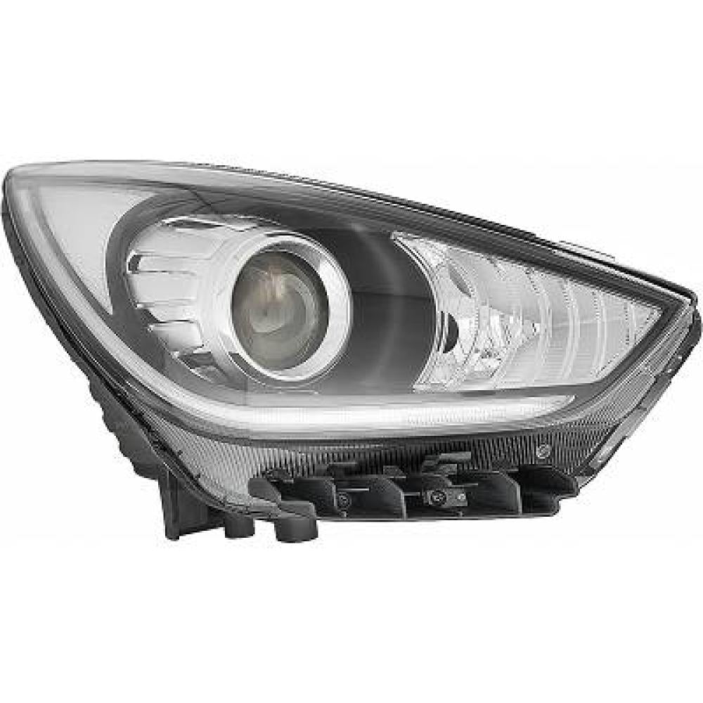 proiettore destro h4 elettrico con motore kia rio 2014 2017 ki4284803