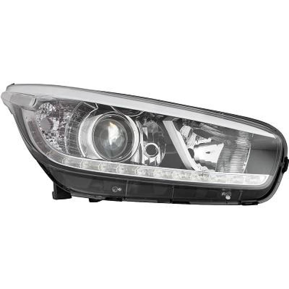 proiettore destro h7 h7 h7 elettrico con motore con luce diurna nero led kia cee d 2012 2015 ki4344923