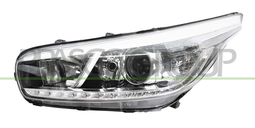 proiettore sinistro h7 h7 h7 elettrico con motore con luce diurna nero led kia cee d 2012 2015 ki4344924