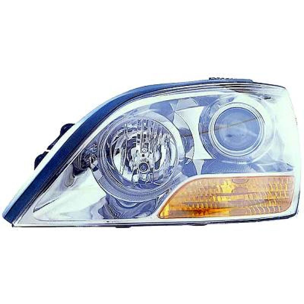 proiettore destro h1 h7 elettrico senza motore kia sorento 2006 2009 ki8124903