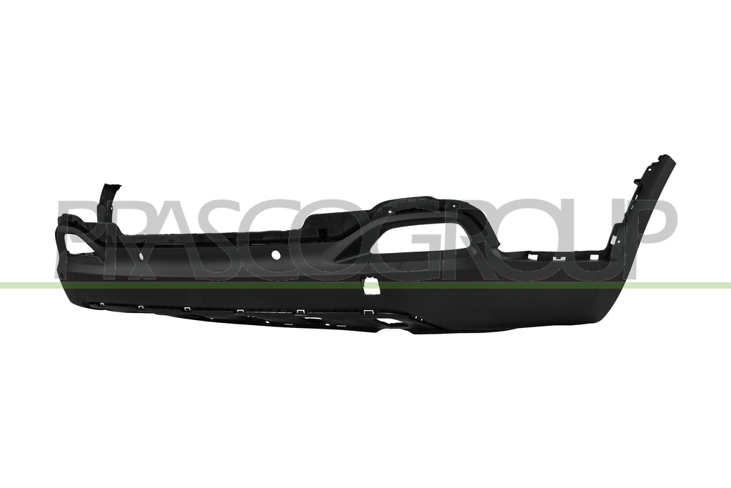 paraurti posteriore nero goffrato con 2 fori pdc 2 tracce pdc kia sorento um 2014 2017 ki8181051