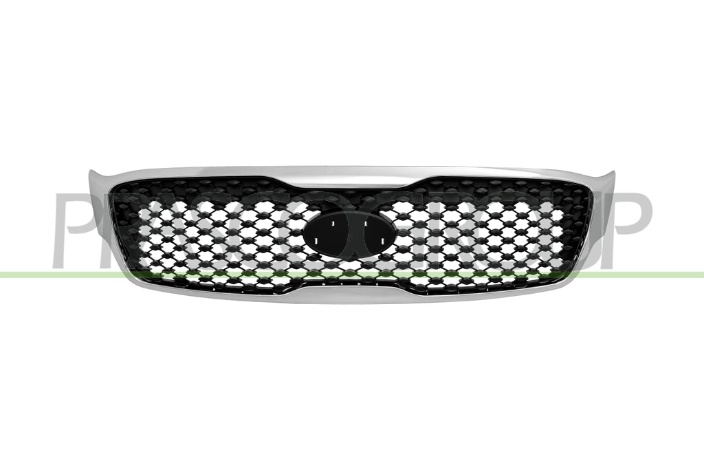 griglia radiatore nera con cornice cromata kia sorento um 2014 2017 ki8182001