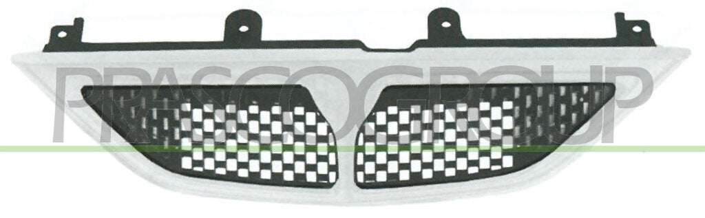 griglia radiatore con cornice con primer mod 99 lancia ypsilon 1996 2003 la0012011