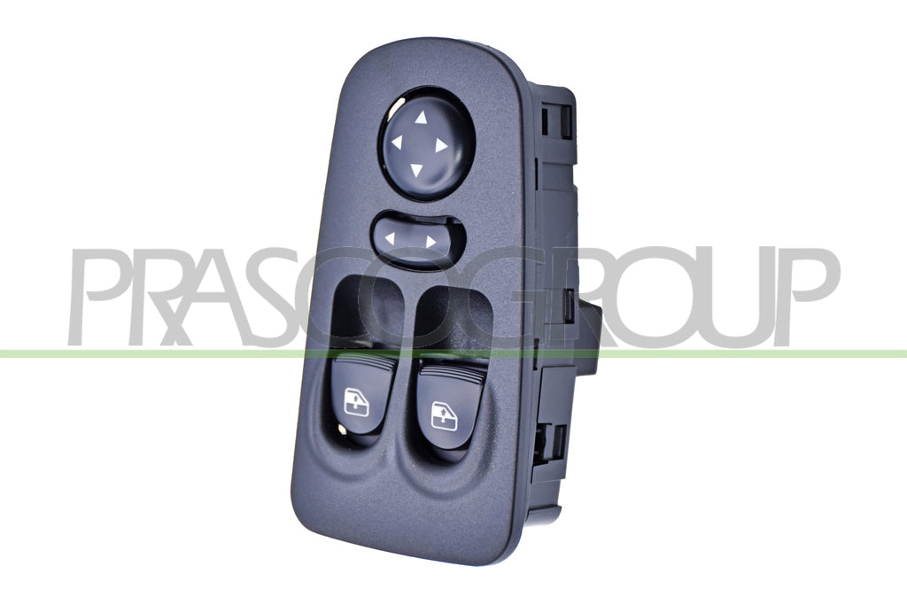 pulsantiera alzacristallo porta anteriore sinistra nera 2 interruttori con funzione regolazione retrovisori 16 pins lancia ypsilon 2003 2006 la002ws04