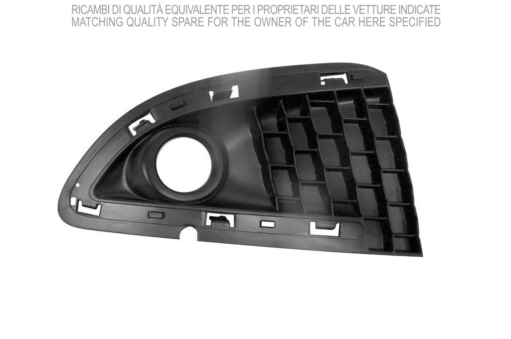 griglia destra paraurti anteriore con sede fendi e fori modanatura lancia ypsilon 2011 2015 la0042133