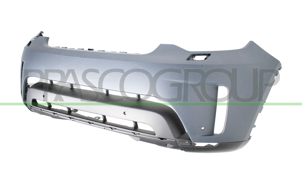 paraurti anteriore con primer con fori pdc supporti con fori lavafari con tracce telecamera e park assist land rover discovery v l462 2017 2020 lr0381001