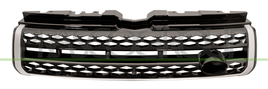 griglia radiatore verniciata nera nera argento mod autobiography land rover evoque 2011 2015 lr7002021