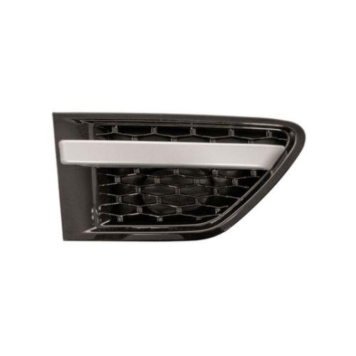 griglia nera lucida argento parafango anteriore sinistro mod supercharged autobiography mod sport black pack land rover range rover sport l320 2010 2013 lr8021434