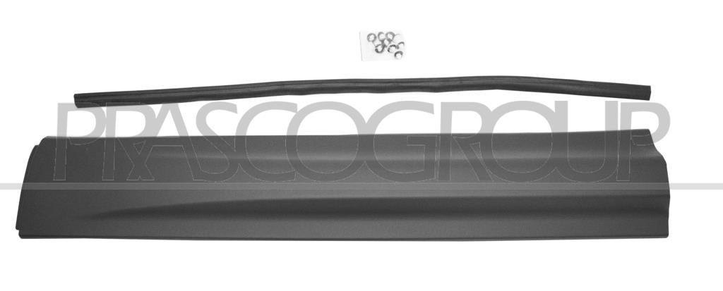 modanatura porta anteriore destra nera goffrata con clips con guarnizione land rover range rover sport l494 2013 2017 lr8041403