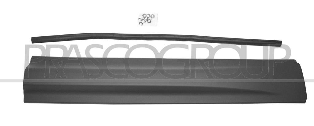 modanatura porta anteriore sinistra nera goffrata con clips con guarnizione land rover range rover sport l494 2013 2017 lr8041404