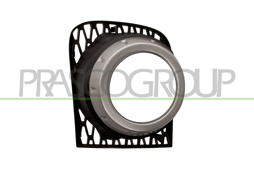 griglia destra paraurti anteriore nera goffrata con sede fendi con cornice argento mod hse supercharged land rover range rover l322 2010 2012 lr8641249