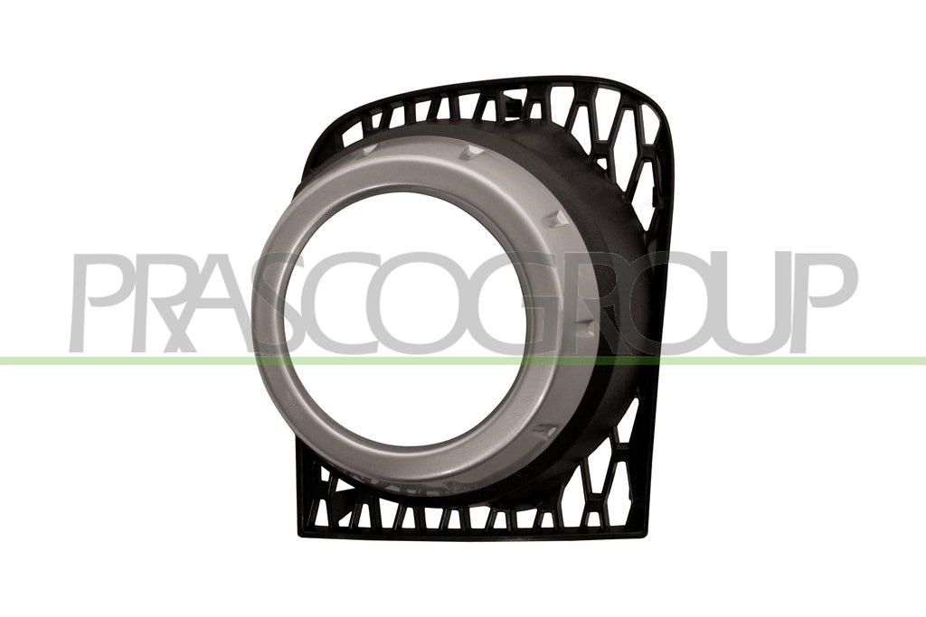 griglia sinistra paraurti anteriore nera goffrata con sede fendi con cornice argento land rover range rover l322 2010 2012 lr8641250