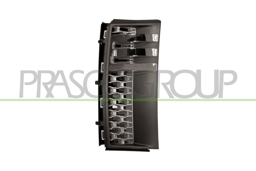 griglia parafango anteriore sinistro argento grigio scuro cromata mod hse land rover range rover l322 2010 2012 lr8641414
