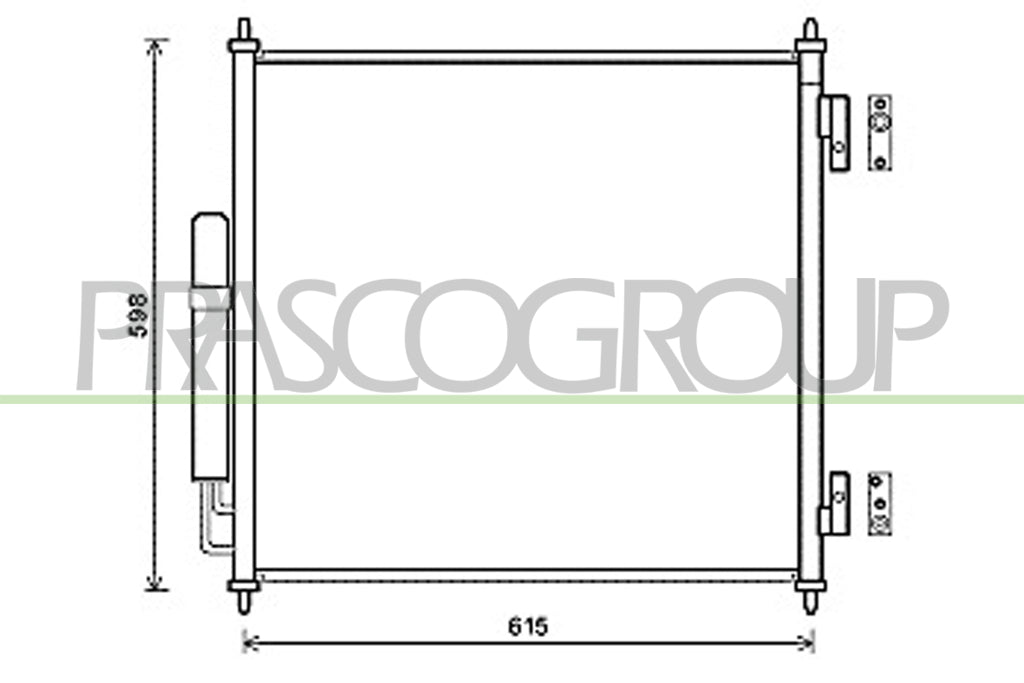 condensatore land rover range rover sport l320 2010 2013 lr866c001