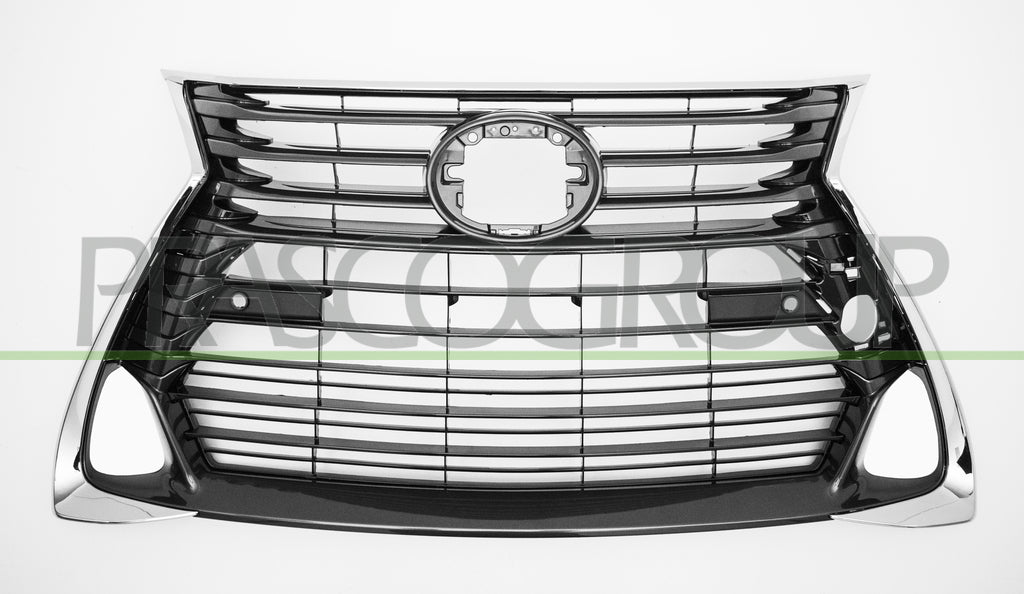 griglia radiatore nera con modanatura cromata con fori pdc lexus gs l10 2015 ls4282011