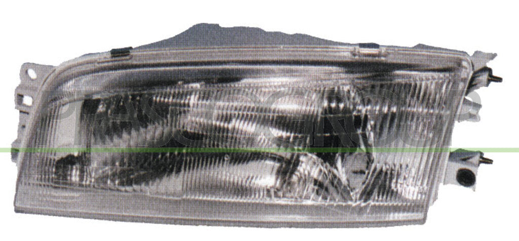 proiettore sinistro h4 manuale mitsubishi lancer 1996 2001 mb0094604