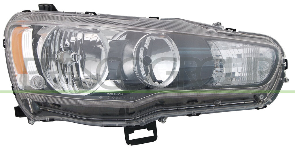 proiettore sinistro hb4 hb3 elettrico senza motore mitsubishi lancer v evolution x sportback 2008 2015 mb0154904