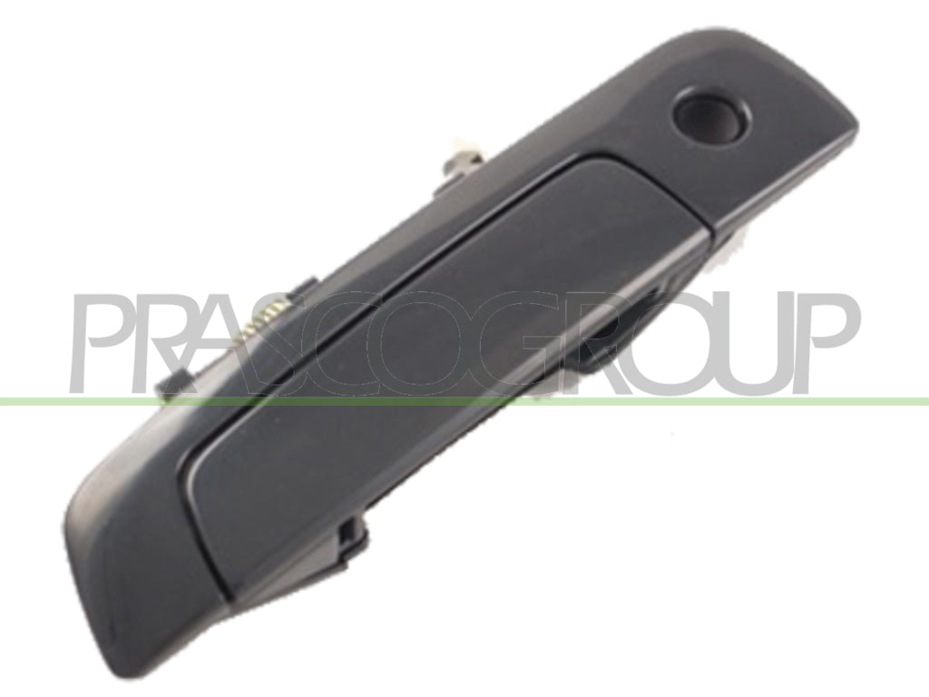 maniglia anteriore sinistra esterna nera liscia con foro nottolino mitsubishi lancer 1996 2001 mb0788002