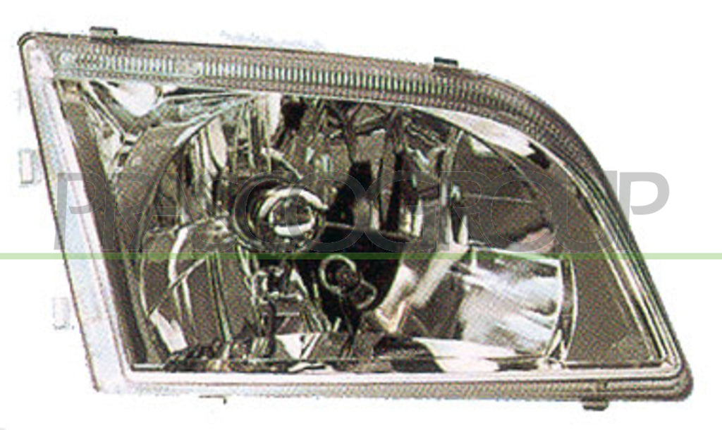 proiettore destro h4 manuale mod 1 800 cc mitsubishi space star 1999 2002 mb0974613