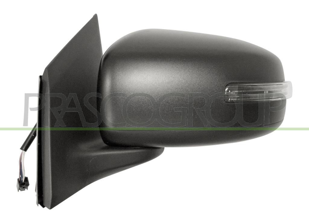 retrovisore sinistro elettrico nero con fanale convesso mitsubishi space star 2013 2016 mb1007314