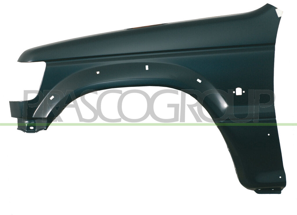 parafango anteriore sinistro con fori lucciola e parafanghino mitsubishi pajero 1991 1996 mb1553014