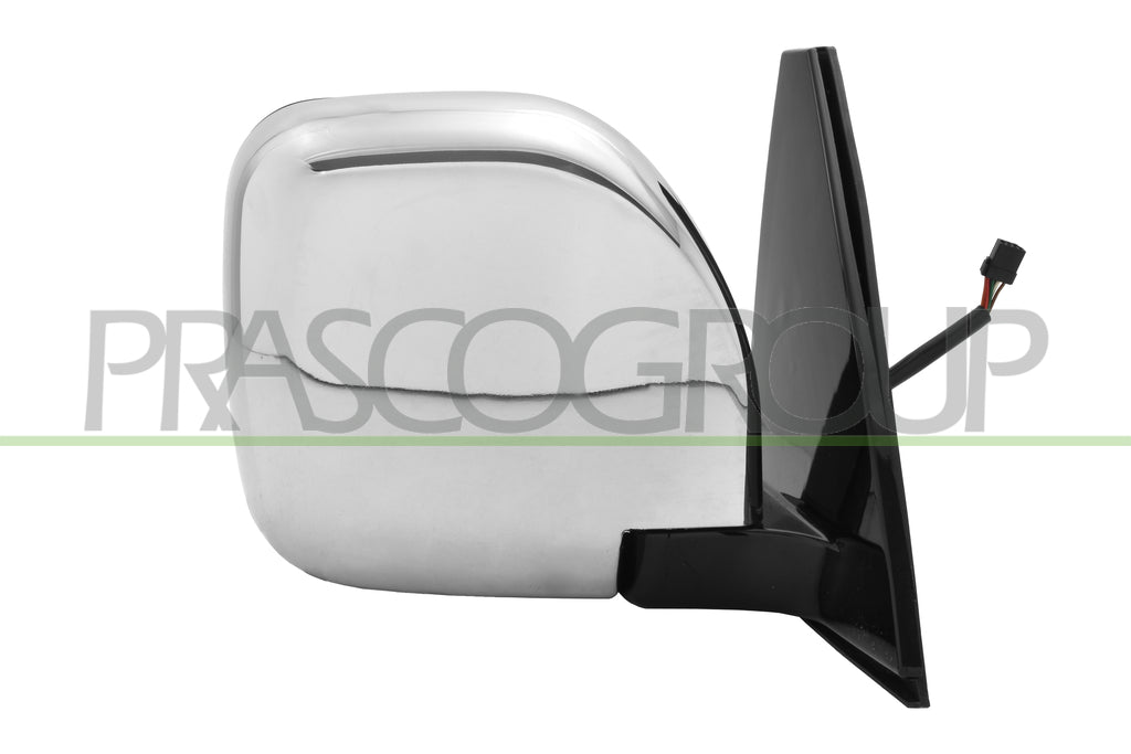 retrovisore destro elettrico nero termico chiudibile convesso con calotta cromata mitsubishi pajero 2003 2006 mb1597325