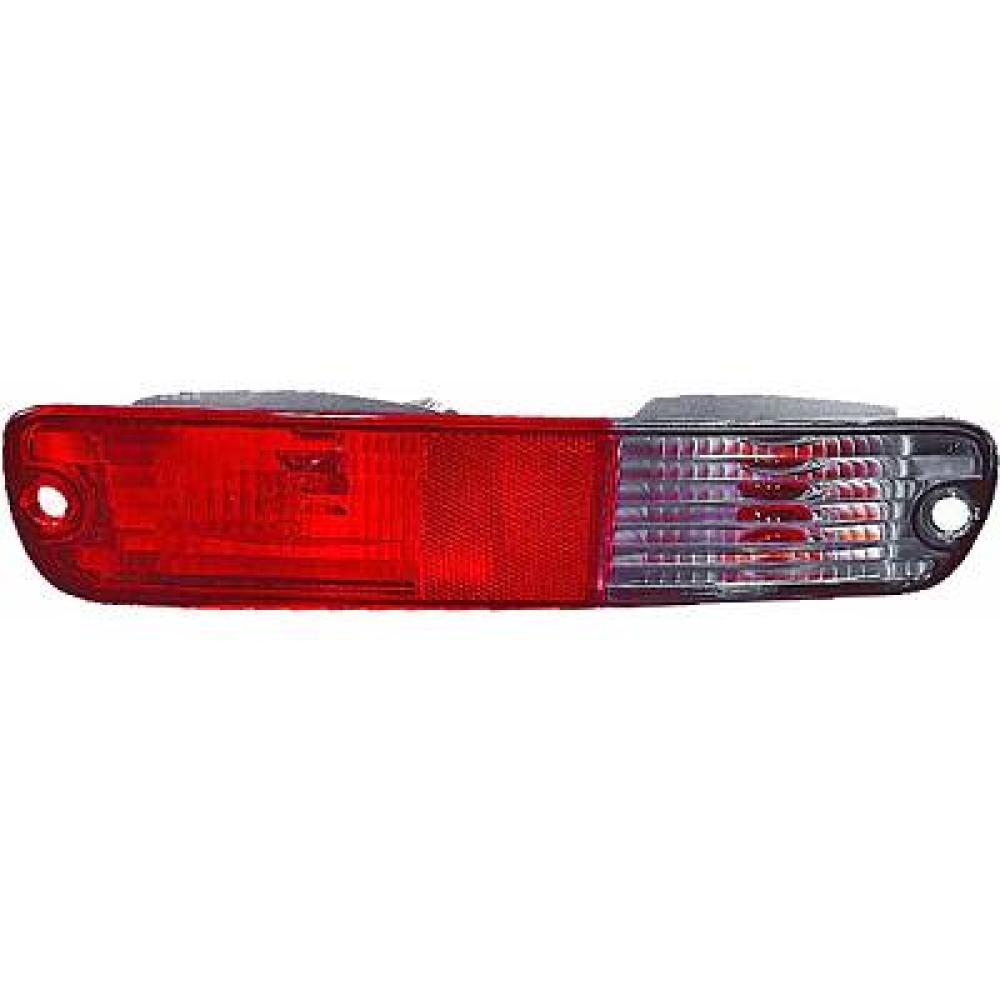 fanale destro bianco rosso paraurti posteriore con cavi e lampadina mitsubishi pajero 2003 2006 mb1604353