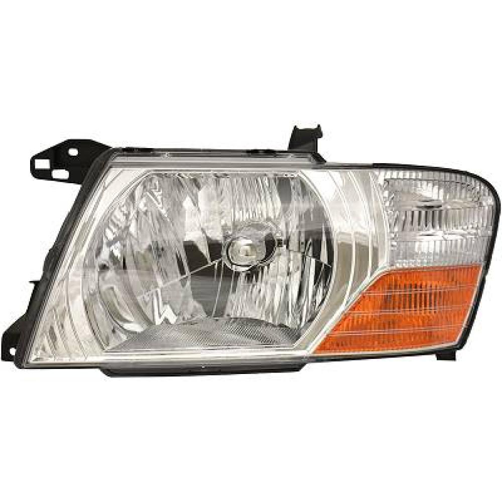 proiettore sinistro h4 elettrico mitsubishi pajero 2003 2006 mb1604804