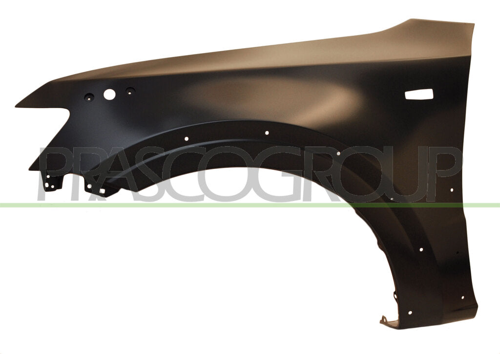 parafango anteriore sinistro con fori lucciola e parafanghino mitsubishi pajero 2007 2015 mb1623014