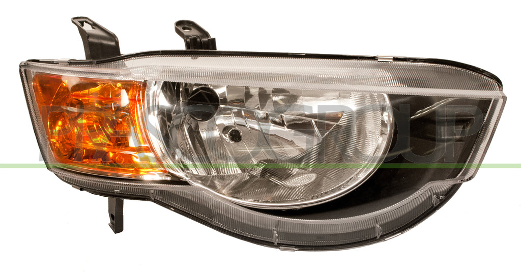 proiettore destro h4 elettrico senza motore mitsubishi colt 2009 2012 mb3264803